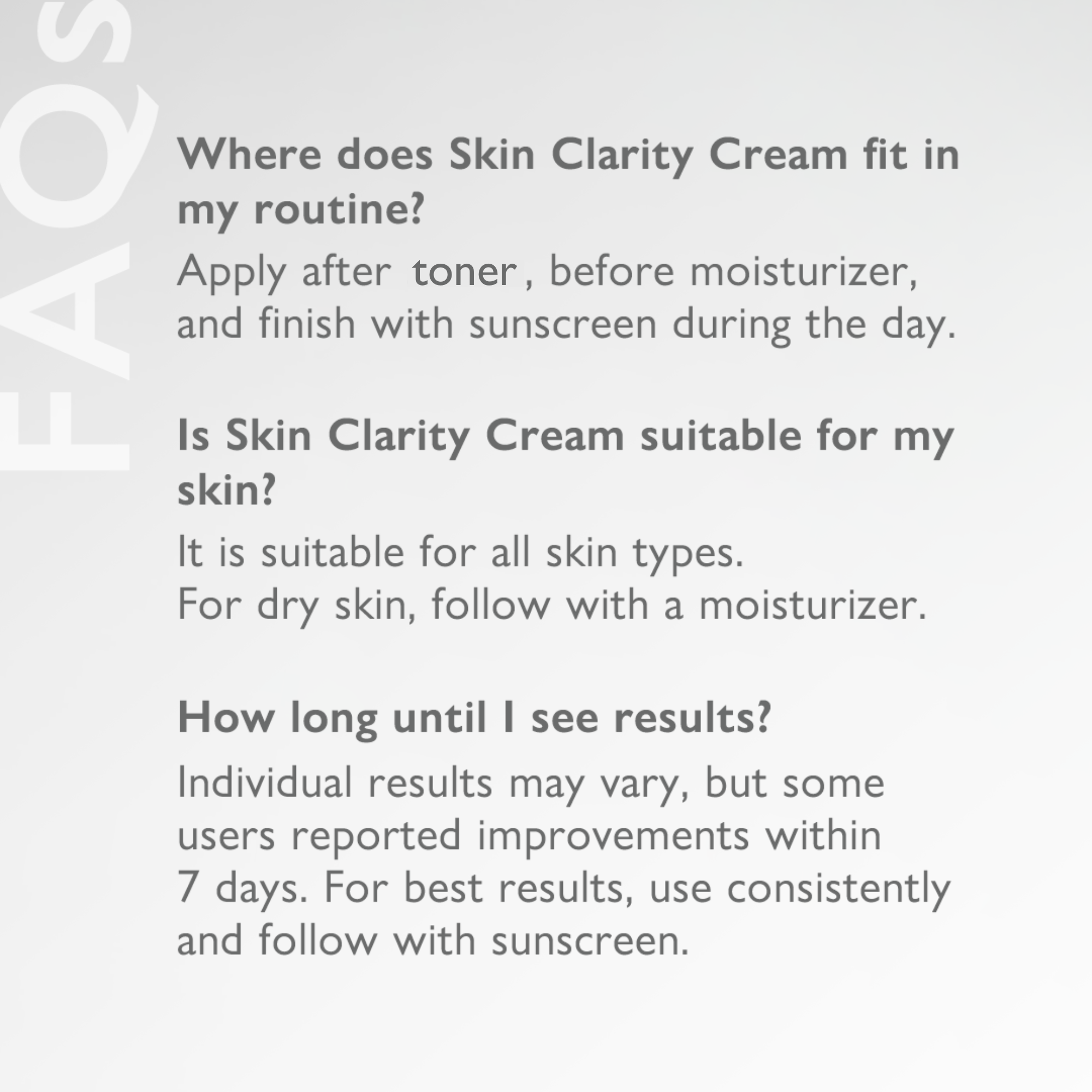 Skin Clarity Cream